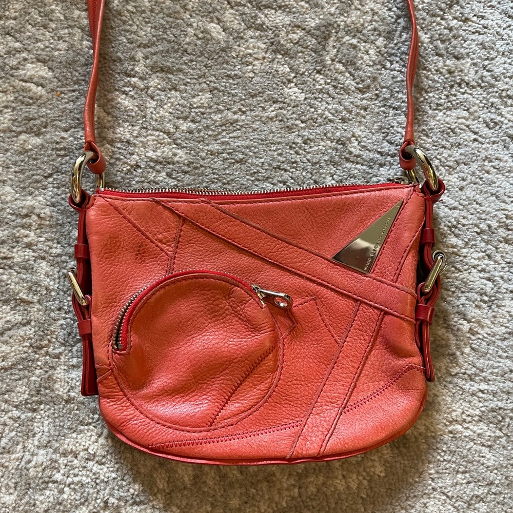 Coral, geometric Marc by Marc Jacob’s crossbody